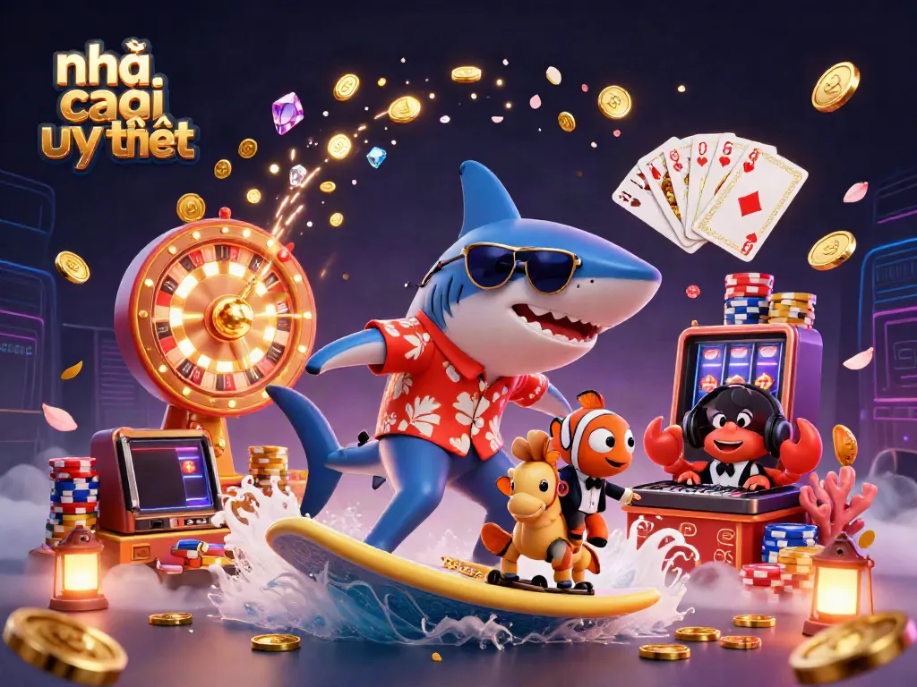 Experience the excitement of nhà cái uy tín in a vibrant 3D casino world with thrilling action elements.