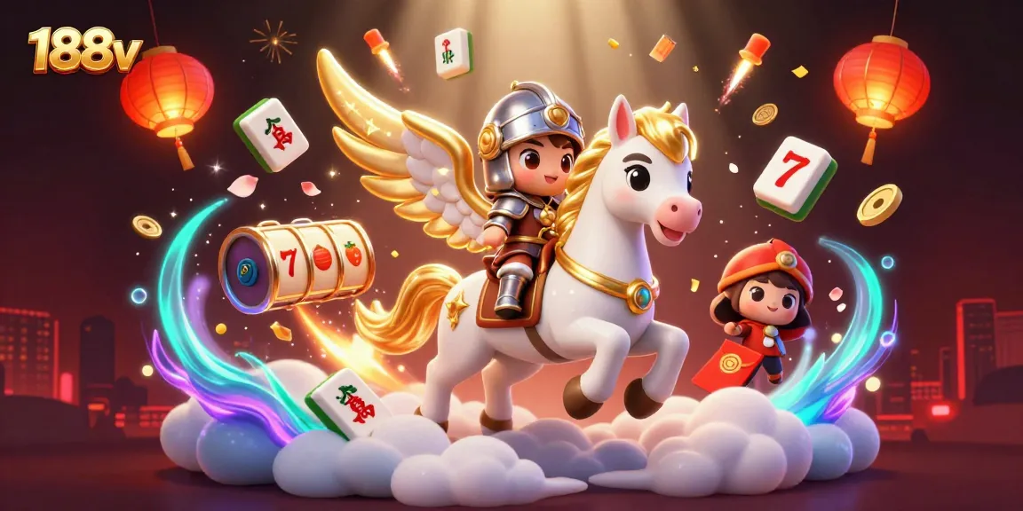 Experience thrilling gaming adventures at 188v with a captivating digital casino scene.