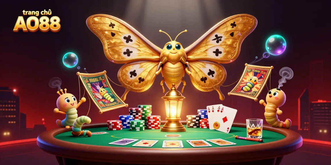 Experience the thrill of gaming at trang chủ AO88 with a vibrant 3D casino scene filled with action.