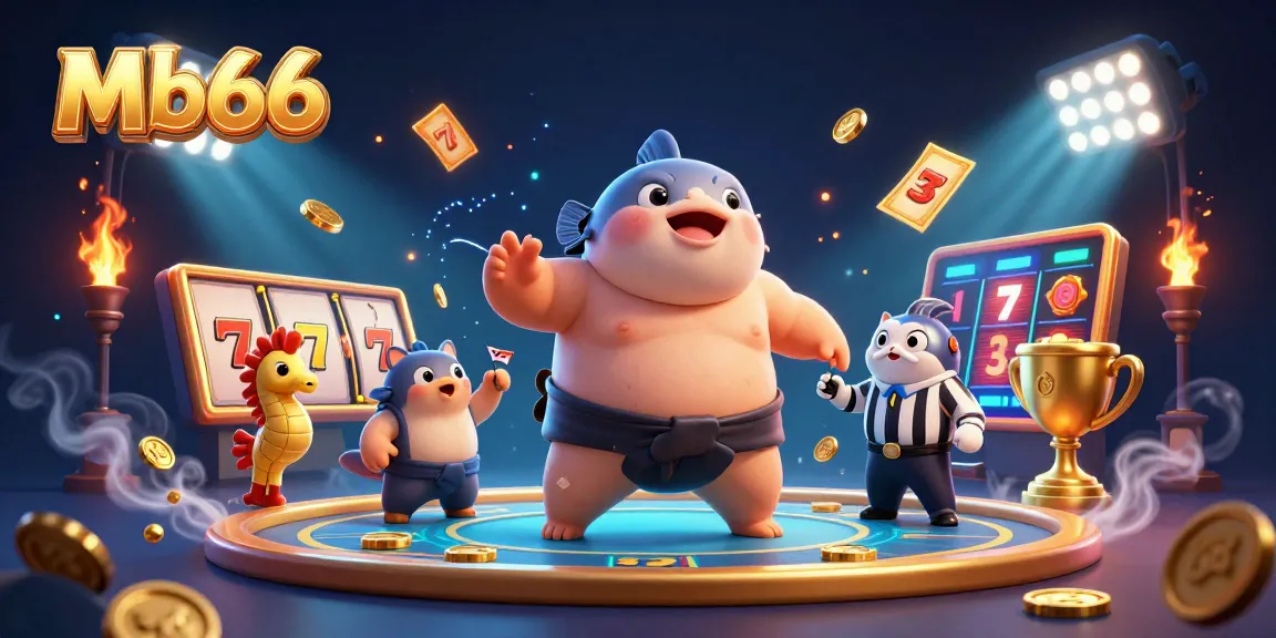 Play engaging slots and jackpot games at Mb66 with vibrant sea creatures and dynamic action