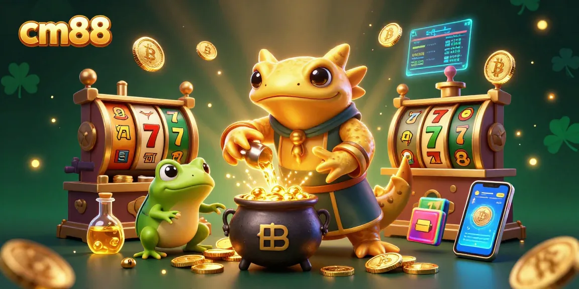 Experience thrilling casino action with cm88, featuring vibrant 3D characters and gaming elements.